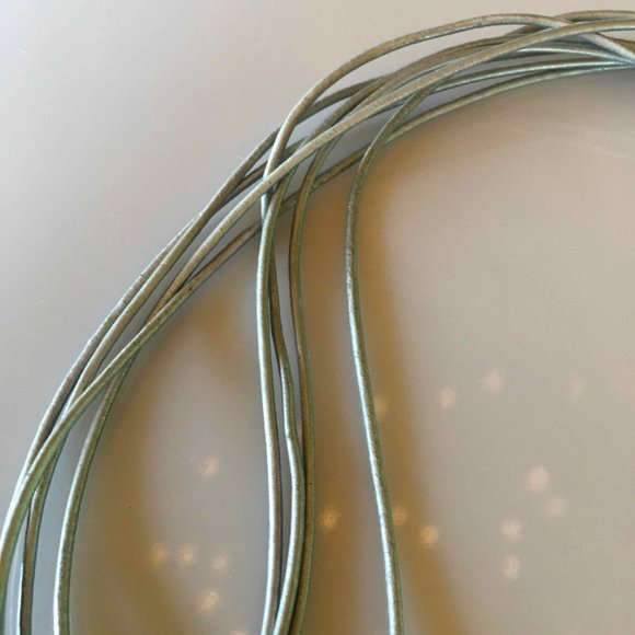 Oversized Heart and Rope Necklace - Picture 5 of 8